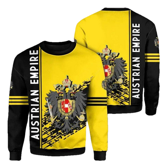 Austrian Empire Coat Of Arms Sweater Quarter Style J7 ? Usalast