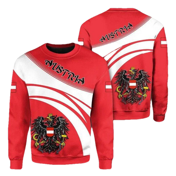 Austria Coat Of Arms Sweater Cricket Style J5W ? Usalast