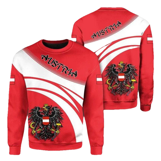 Austria Coat Of Arms Sweater Cricket Style J5W ? Usalast
