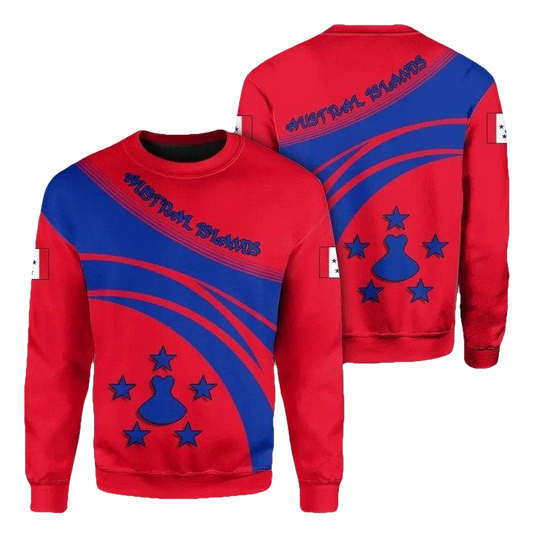 Austral Islands Coat Of Arms Sweater Cricket Style J5W ? Usalast
