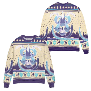 Auryn The Neverending Story Pine Tree Pattern Ugly Christmas Sweater ? Usalast