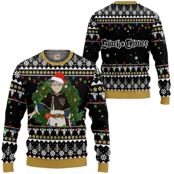 Asta Ugly Christmas Sweater And Hoodie Black Clover Anime Xmas Gift ? Usalast