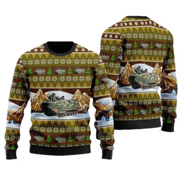 Assault Amphibious Vehicle AAVP-7A1 Christmas Sweater 3D ? Usalast