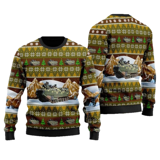 Assault Amphibious Vehicle AAVP-7A1 Christmas Sweater 3D ? Usalast