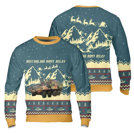 ASLAV Australian Army Christmas Sweater 3D ? Usalast