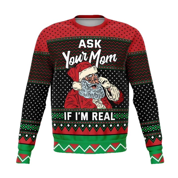 Ask Your Mom 2022 Naughty Meme 3d Ugly Christmas Sweater ? Usalast