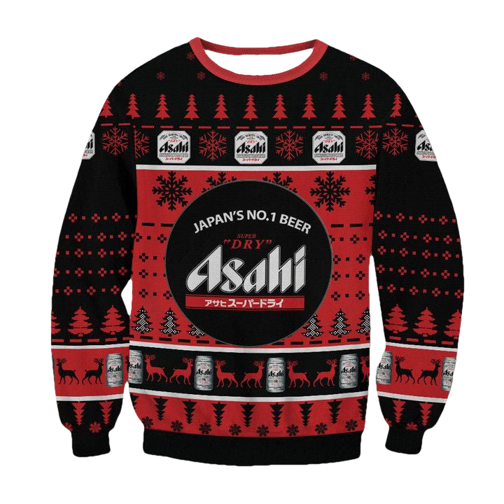 Asahi Super Dry Ugly Christmas Sweater 2022 ? Usalast