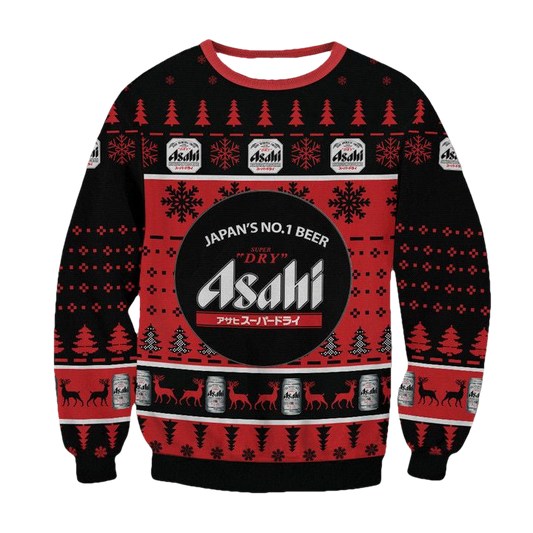Asahi Super Dry Ugly Christmas Sweater 2022 ? Usalast