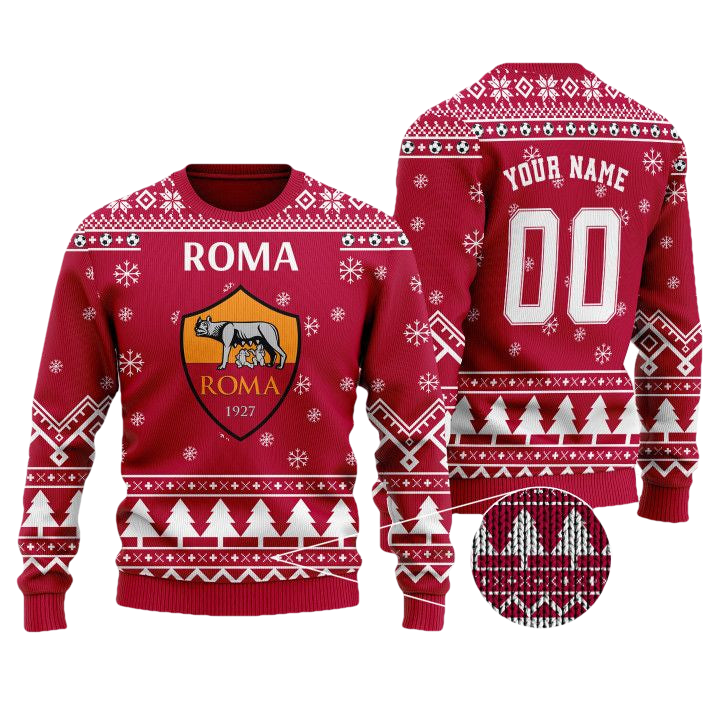 As Roma Custom Name Ugly Christmas Sweater ? Usalast
