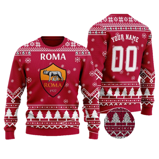 As Roma Custom Name Ugly Christmas Sweater ? Usalast