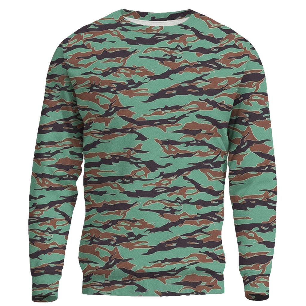 Army Guyana Tiger Stripe Camouflage Seamless Sweater A27 ? Usalast