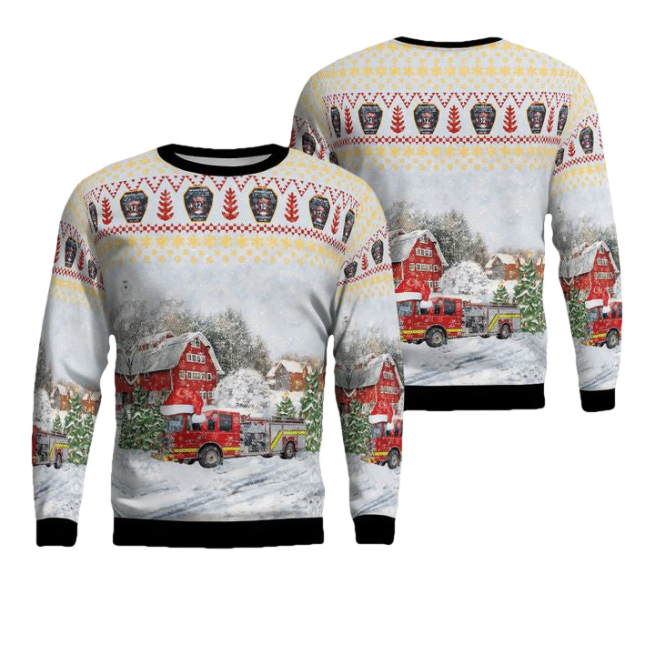 Arkansas Beaver Lake Fire Department Christmas Sweater 3D ? Usalast