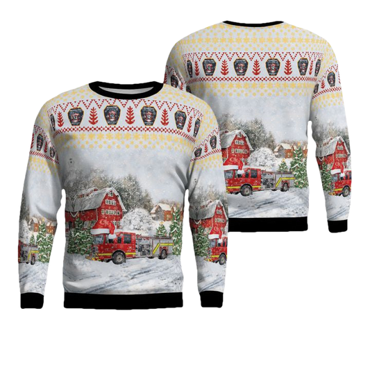 Arkansas Beaver Lake Fire Department Christmas Sweater 3D ? Usalast