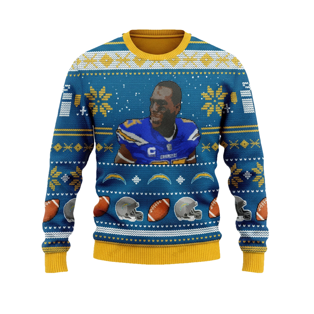 Antonio Gates 85 Los Angeles Chargers Nfl Christmas Sweater ? Usalast