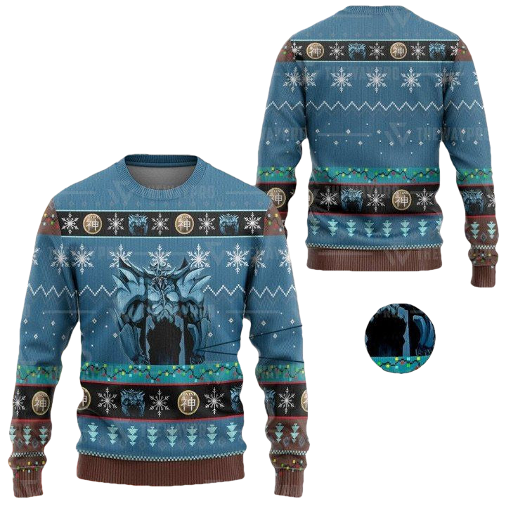 Anime Yu Gi Oh Obelisk The Tormentor Christmas Sweater ? Usalast