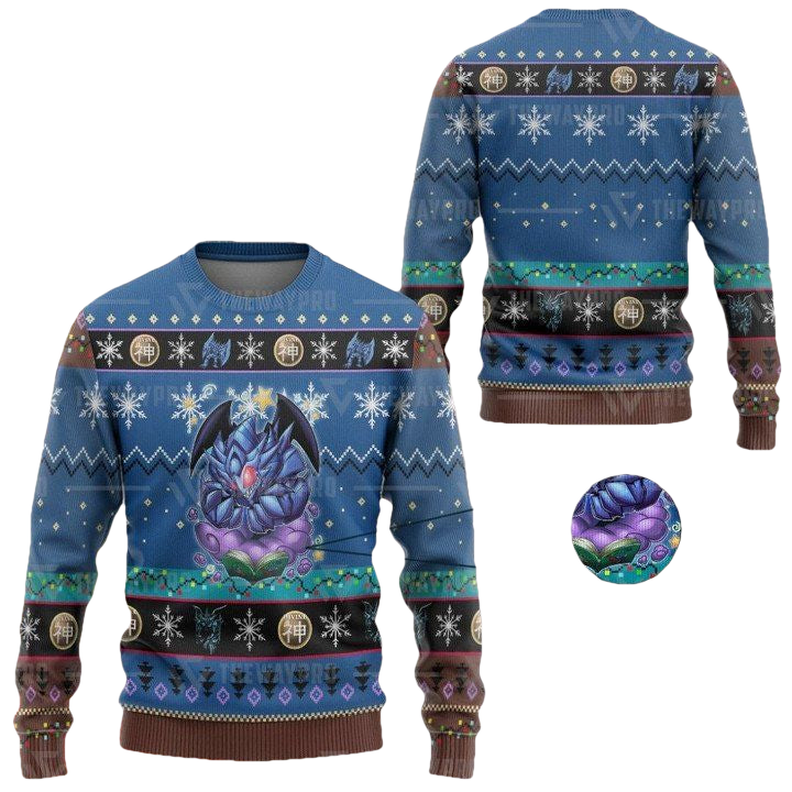 Anime Yu Gi Oh Obelisk The Toonmentor Christmas Sweater ? Usalast