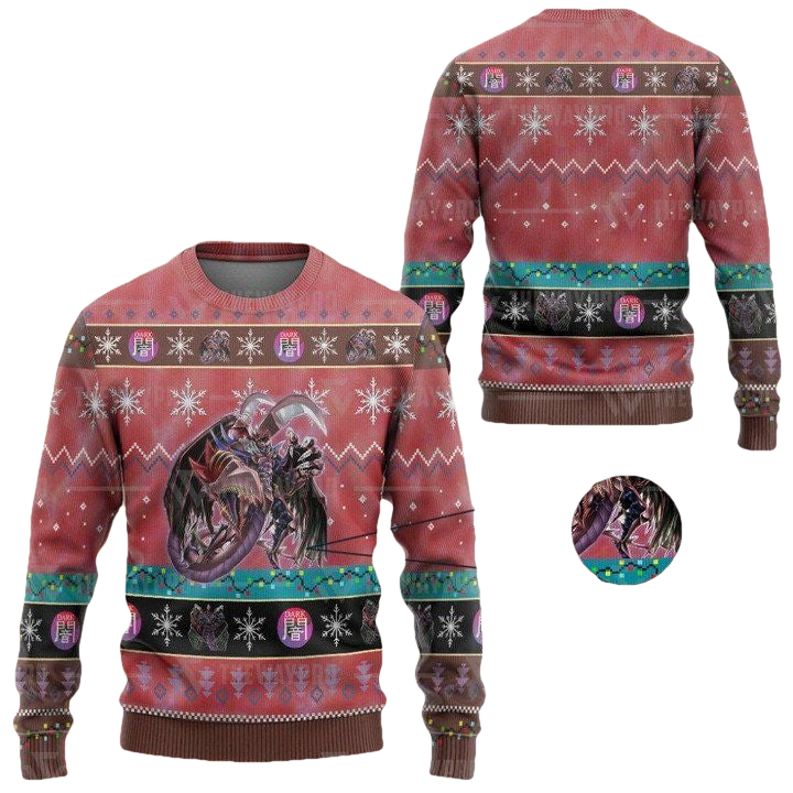 Anime Yu Gi Oh Destiny Hero Plasma Christmas Sweater ? Usalast