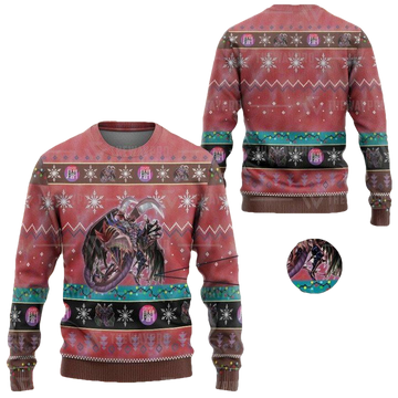 Anime Yu Gi Oh Destiny Hero Plasma Christmas Sweater ? Usalast