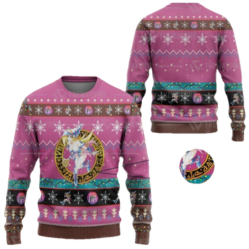 Anime Yu Gi Oh Dark Magician Girl Christmas Sweater ? Usalast