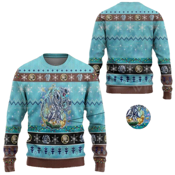 Anime Yu Gi Oh Blue Eyes Toon Ultimate Dragon Christmas Sweater ? Usalast