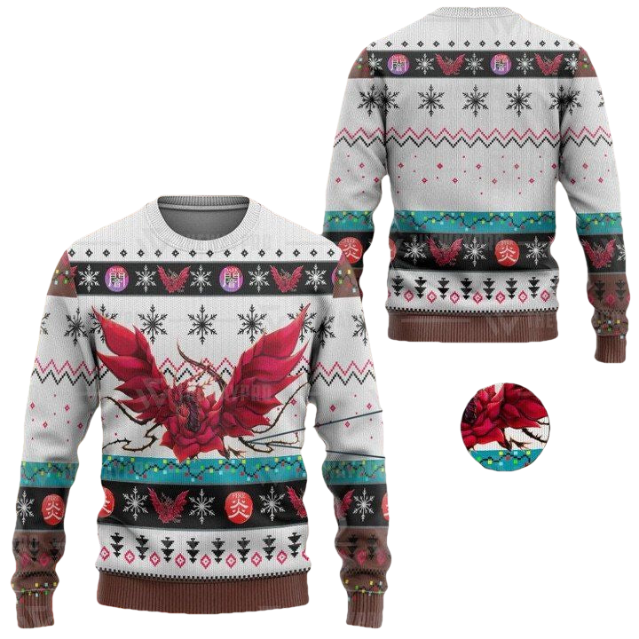 Anime Yu Gi Oh Black Rose Dragon Christmas Sweater ? Usalast