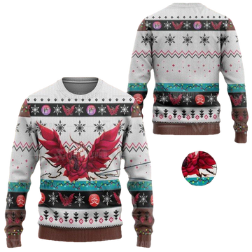 Anime Yu Gi Oh Black Rose Dragon Christmas Sweater ? Usalast