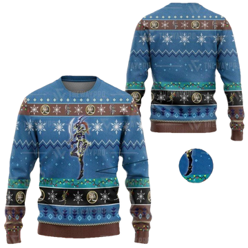 Anime Yu Gi Oh Black Luster Soldier Christmas Sweater ? Usalast