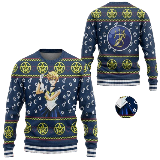 Anime Sailor Moon Uranus Christmas Sweater ? Usalast