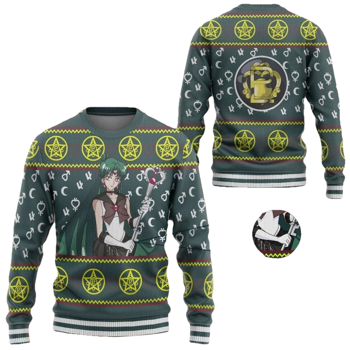 Anime Sailor Moon Pluto Christmas Sweater ? Usalast