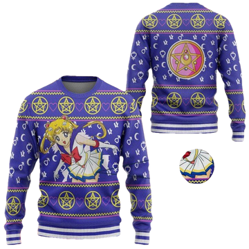Anime Sailor Moon Christmas Sweater ? Usalast