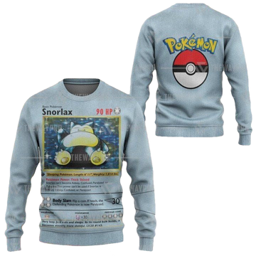 Anime Pokemon Snorlax Imitation Knitted Sweater ? Usalast