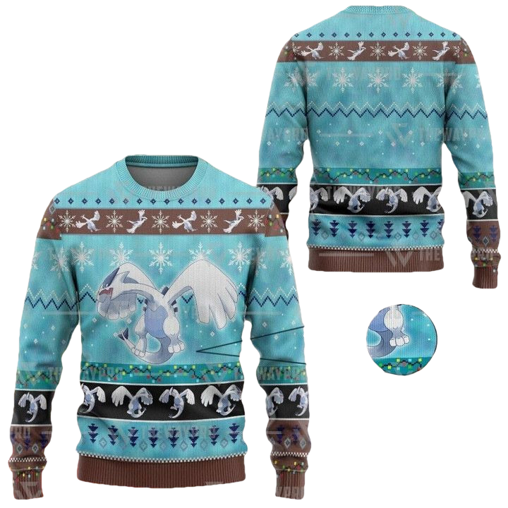 Anime Pokemon Lugia Christmas Sweater ? Usalast