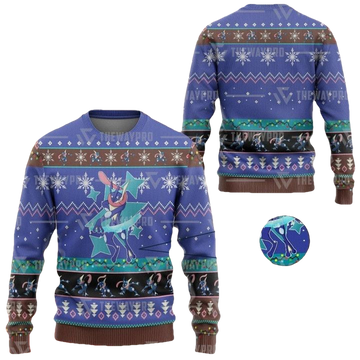 Anime Pokemon Greninja Christmas Sweater ? Usalast