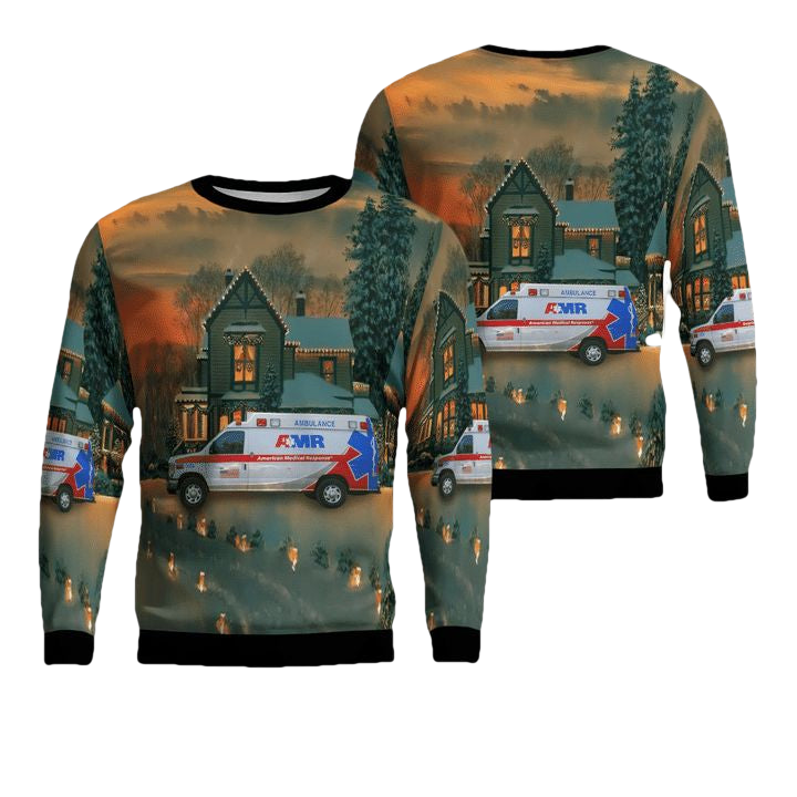 AMR Capital Region AOP Sweater ? Usalast