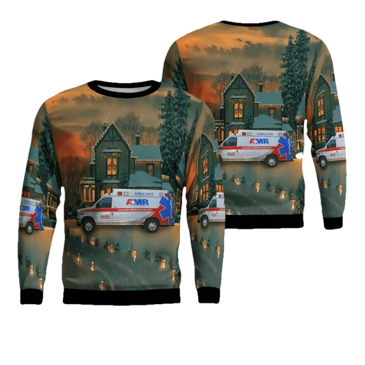 AMR Capital Region AOP Sweater ? SK91 ? Usalast