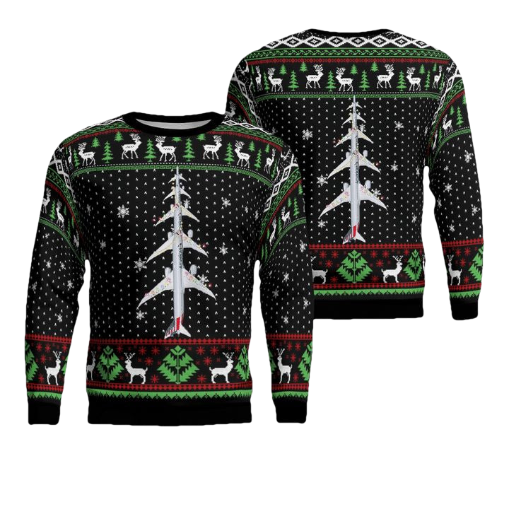 American Airlines Boeing 787-9 Dreamliner Christmas Sweater 3D ? Usalast