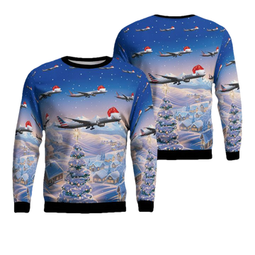 American Airlines Boeing 777-323ER Christmas Sweater 3D ? 5D21 ? Usalast