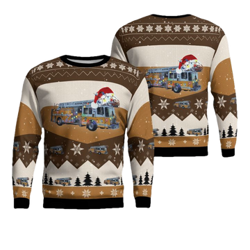 Alvaton Fire Department Christmas AOP Sweater ? Usalast