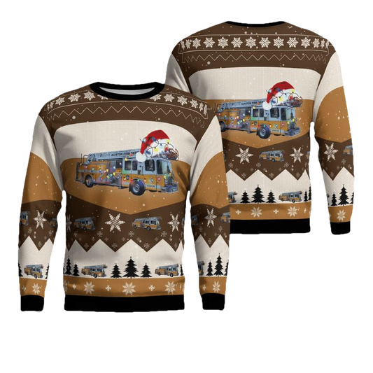 Alvaton Fire Department Christmas AOP Sweater ? Usalast