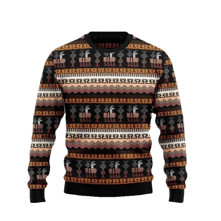 Alpaca Pattern Vacation Active Fibre 3d Ugly Christmas Sweater ? Usalast