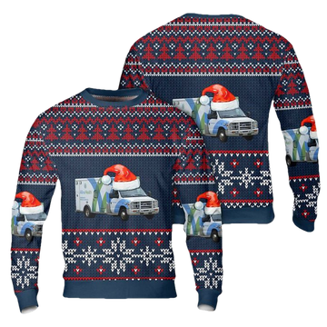 Allina Health Emergency Medical Services Saint Paul Minnesota Christmas AOP Sweater ? Usalast