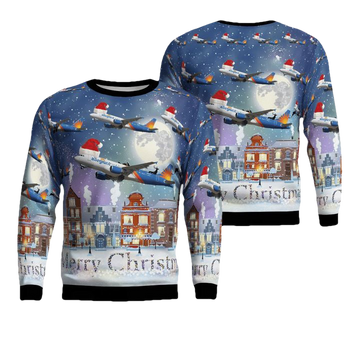 Allegiant Air Airbus A320-214 Christmas Sweater 3D ? Usalast
