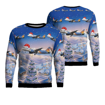 Allegiant Air Airbus A319-111 Christmas Sweater 3D ? Usalast