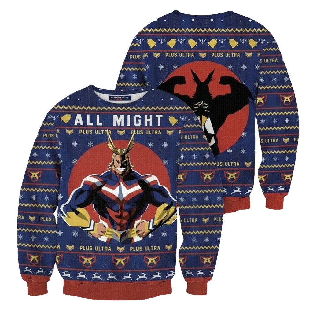All Might Xmas 3d Ugly Christmas Sweater ? Usalast