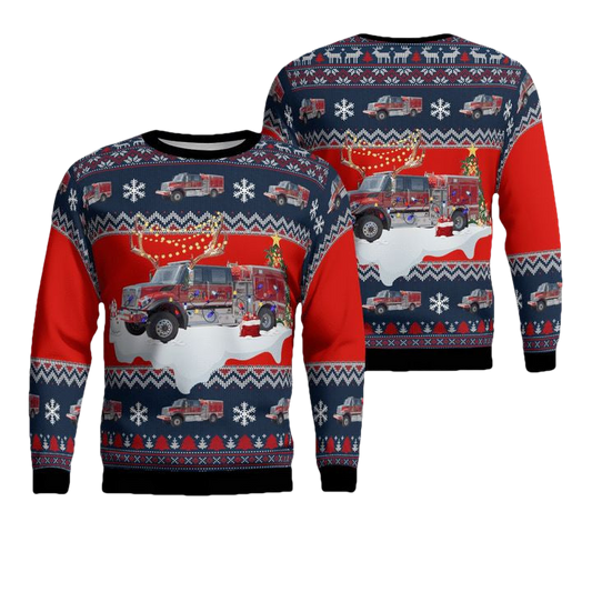 alifornia PARADISE FIRE DEPARTMENT AOP Sweater ? Usalast