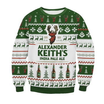 Alexander Keith?s India Pale Ale Ugly Christmas Sweater 2022 ? Usalast