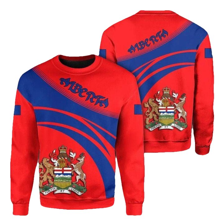 Alberta Coat Of Arms Sweater Cricket Style J5W ? Usalast