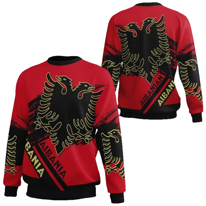 Albania Coat Of Arms Identifier Sweater ? U001Dbrusch Style ? Jr ? Usalast