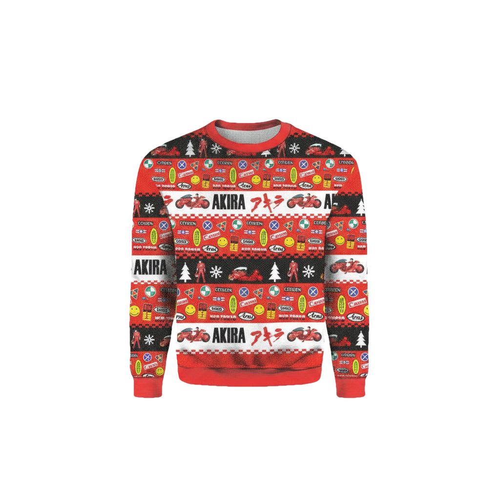 Akira Kaneda Bike Xmas Ugly Christmas 3D Sweater ? Usalast