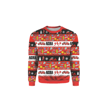 Akira Kaneda Bike Xmas Ugly Christmas 3D Sweater ? Usalast